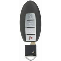 CCIYU X 1 Flip Key Fob with Key Blade 4 buttons Replacement for 2007 2008 for Nissan Maxima Series with FCC ADP12514301S