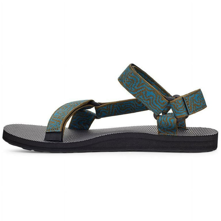 Teva Men s Original Universal Sandal Layered Rock Dark Olive Blue