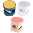 thumbnail image 1 of 3pcs Waterproof Mop Broom Holder Wall Mounted Mop Clip Multi-purpose Mop Broom Hanger with Silicone Roller, 1 of 10