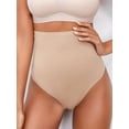 thumbnail image 3 of Women's Tummy Control Thong Shapewear Seamless High Waist Slimmer Panties Body Shaper Underwear, 3 of 7