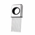 thumbnail image 1 of Less Than 5 Vegetable Cutter Stainless Onion Slice Holder Upgraded Onion Holder for Slicing Multifunctional Onion Chopper Cutter Loose Meat Pin Vegetable Slicer for Lemon Potato Tomato, 1 of 8