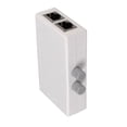 thumbnail image 2 of 1x Boîte de Commutation, Facile à Installer 2 Ports RJ45 Réseau Manuel Adaptateur de Commutation AB Mini 100M 2 en 1 Sortie/ 1 en 2 Sorties, 2 of 11