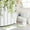 Fragile Sprout Leaves, variant on Purple Eucalyptus Leaves Shower Curtain Set 4PCs with Non-Slip Rugs,Toilet Lid Cover and Bath Mat,Bathroom Decoration 71x71 Inch with Hooks