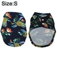 thumbnail image 2 of Ropa fina de verano para perros Camisa de manga corta con diseño de piña para mascotas Camisa hawaiana de playa para mascotas 618, 2 of 7