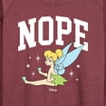 thumbnail image 3 of Tinker Bell - Nope Pouty Face - Women's Lightweight French Terry Long Sleeve Shirt, 3 of 5
