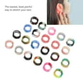 thumbnail image 3 of Silicone Ear Gauges, Silicone Ear Tunnels 22pcs 16mm  for Piercing, 3 of 7