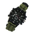 thumbnail image 1 of Advancent Reloj de supervivencia, herramientas para acampar, equipo de senderismo, antorcha, mano de obra fina, suministros para exteriores, regalo carpas ejercito verde Advancent OD009761-02, 1 of 5