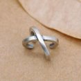 thumbnail image 4 of QQTDFG Men Women Ear Cuff Vintage Sterling Silver Criss Cross Wrap Earring A1784-default, 4 of 6