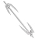 thumbnail image 5 of Tenedor para pollo asado, accesorios giratorios de acero inoxidable para freír pollos Tenedor para asar pollos Funcionalidad versátil, 5 of 12