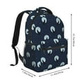 thumbnail image 2 of Balery Wolf And Moon Mochila Escolar Impresa, Mochila Ligera para Viajes Casual, Mochila Duradera y Cómoda Multifuncional, Mochila para Laptop-One Size, 2 of 5