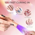 thumbnail image 4 of QenASHaing UV Nail Lamp, Handheld, Mini, Portable, Fast Drying, LED Display, Suitable for Home Use, Personal DIY, Gel Nails, Quick-Cure Gel Nail Polish, 4 of 7