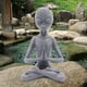 thumbnail image 4 of 6PCS Garden Statue Meditating Sculptures, Meditating Resin Ornament, UFO Indoor Outdoor Garden Decor, 4 of 5