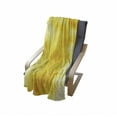 thumbnail image 3 of Yellow Soft Flannel Fleece Throw Blanket, Abstract Vibrant Summer Sun Inspired with Different Shades of Dreamlike Style Design, Cozy Plush for Indoor and Outdoor Use, 50" x 70", Yellow, by Ambesonne, 3 of 5