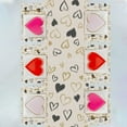 thumbnail image 6 of Valentine's Day Table Runner White Love Heart Seasonal Holiday Kitchen Dining Tabletop Runners for Indoor Home Party Wedding Anniversary 70.87×12.99inch, 6 of 6