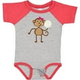 thumbnail image 3 of Inktastic Cute Volleyball Girl Monkey Girls Baby Bodysuit, 3 of 5