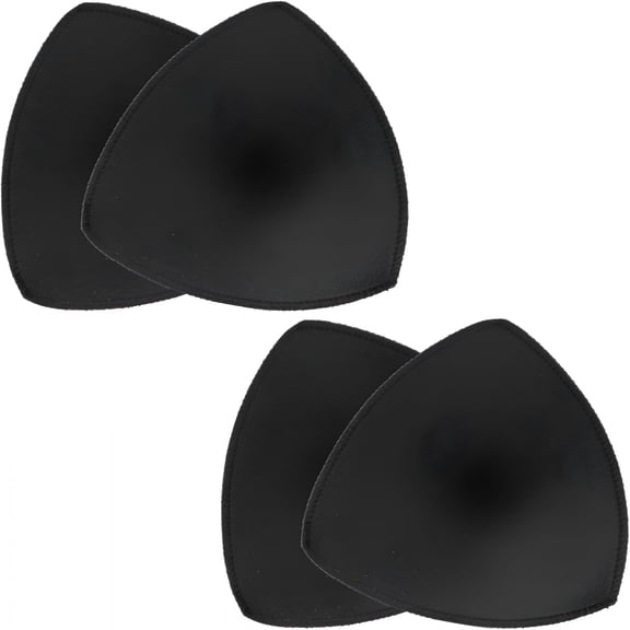 TELOLY 2 Pairs Bra Cups Inserts Triangle Sports Bra Inserts Push Up Breast Bra Insert Pads Removable for Woman