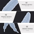 thumbnail image 3 of SHISUYAN 4pcs Silicone Mold Creative Bookmark Mold Craft Making Mould DIY Mold, 3 of 8