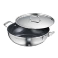 thumbnail image 5 of Tramontina Utsava Tri-Ply Clad 6 Qt Covered Kadai with Ceramic Interior – Induction-Ready, 5 of 10
