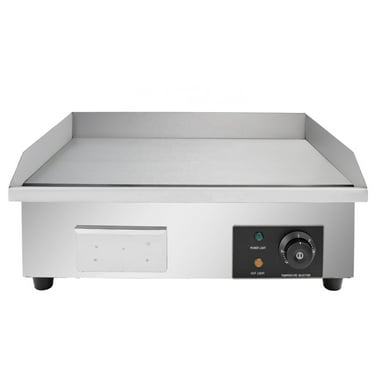 INTSUPERMAI Electric Griddle Grill Plate Teppanyaki Griddle Non Stick 3KW