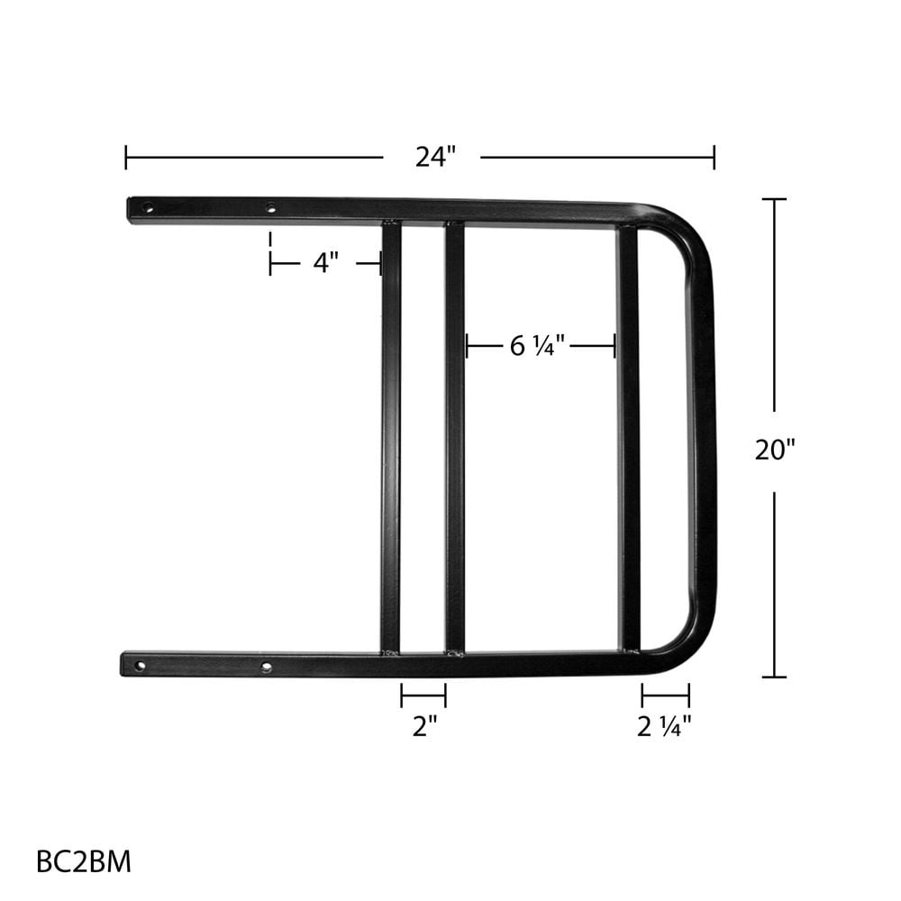 Elevate Outdoor RV or Camper Trailer Bumper Bike Rack for 1-2 Bicycles