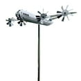 thumbnail image 2 of Trayknick Airplane Sculpture Exquisite Craftsmanship Easy-assembled Decorative High Simulation Smooth Touch Outdoor Artwork Realistic Iron Aircraft Sculpture Decoration Garden Sculpture Aircraft, 2 of 12