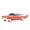 ORANGE, variant on WS-1965 Bluetooth Replica Speaker – Retro Rocket Car Design, HD Sound, TWS, LED Party Lights, FM Radio, AUX/USB/TF Playback, Built-in Microphone – Portable Surprise Gift for Car Lovers (Green)