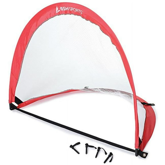 BSN Sports 4' x 3.2' Pop-Up Soccer Goal (Set of 2)