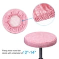 thumbnail image 3 of Unique Bargains Bar Stool Cover, 4 Pack Stool Cushion Cover for 12'-14' Chair, Pink, 3 of 5