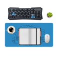 thumbnail image 3 of Adventure Time Jake The Dog Large Gaming Mouse Pad for Desk, Big Mouse Pad Gaming Desk Mat, Mousepad Desk Pad with Non-Slip Base And Stitched Edges, Keyboard Mouse Mat for Home Office Work, 3 of 7