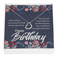thumbnail image 2 of Carte de Message d'Anniversaire Délicat Collier Coeur, 2 of 8