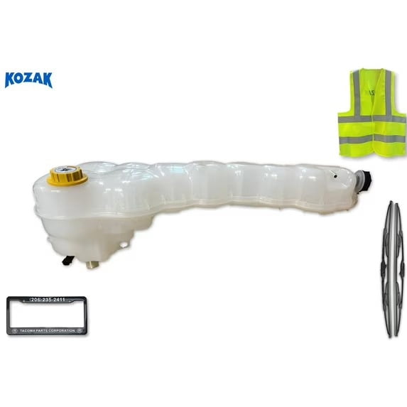 Kozak Heavy Duty Radiator Coolant Reservoir Tank A05-32836-000 Compatible with Freightliner Cascadia 2018-2025