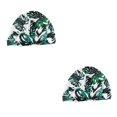 thumbnail image 1 of Moyic Gorros de ducha para el cabello con estampado de flores, cubierta de banda elástica impermeable, gorro ajustable para baño, sombrero Type4 NO4, 1 of 6