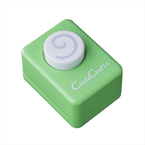 carl craft small size craft paper punch, spiral (cp1 spiral)