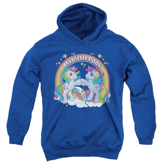 My Little Pony Retro - Unicorn Fist Bump - Youth Hooded Sweatshirt - Small