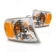 thumbnail image 5 of For 2001 2002 Toyota Corolla Driver and Passenger Side Pair Front Signal Light CAPA TO2530137C, 5 of 8