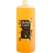 HobaCare Organic Jojoba Oil 32oz, 100% Pure | Natural Cold Pressed Unrefined Multi-Purpose Oil for Hair, Face and Body