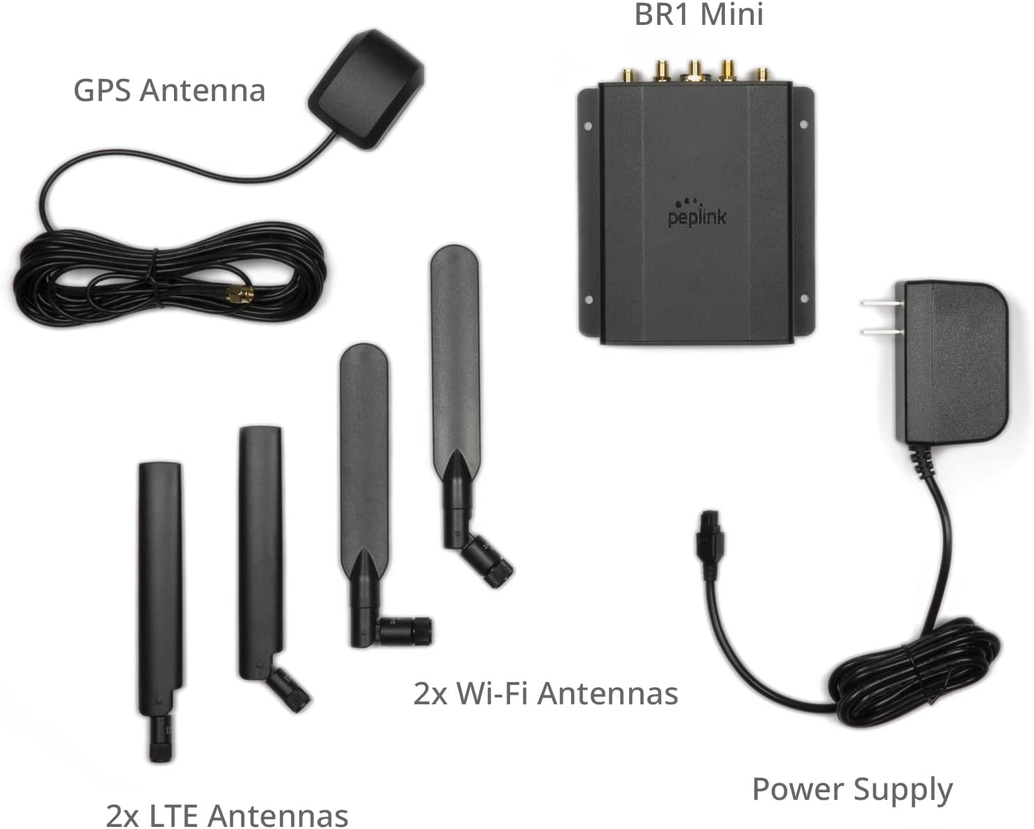Peplink PEPMAXBR1MINILTEAUSTPRM LTE Cat 7 Cellular Router With Wi-Fi And Dual SIM