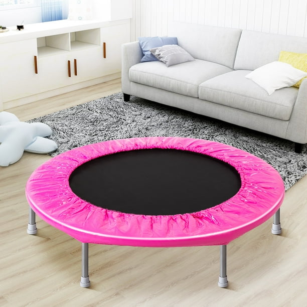 38" Rebounder Trampoline for Kids, BTMWAY Kids Folding Fitness Mini