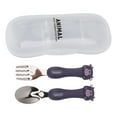 thumbnail image 1 of Cartoon Fork Spoon,Cartoon Fork Spoon Stainless Baby Feeding Training Spoons Forks Baby Tableware Silverware Set Unbeatable Value, 1 of 14