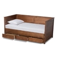 thumbnail image 3 of Baxton Studio Wood Expandable Twin Size to King Size Daybed with Storage Drawers, 3 of 9