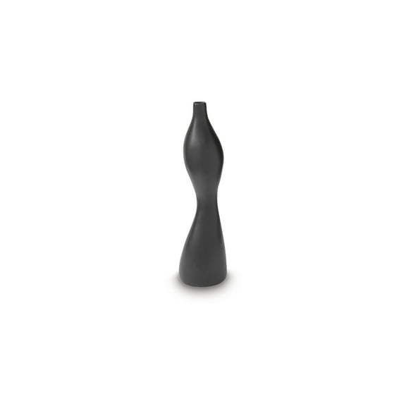 Signature Design by Ashley Judsen 18" Vase, Black Modern Minimalist Decor