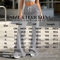 thumbnail image 3 of Stralyhd Wide Leg Pants for Women Casual Loose Fleece Flowy Pants Plaid Travel Work Elastic Waist Lounge Trousers with Pockets Light pink M, 3 of 5