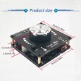 thumbnail image 4 of Módulo amplificador de potencia de audio Bluetooth 5.0 Sonido estéreo Placa de amplificador de potencia digital inalámbrica de 2 canales Inevent EL001828-00B, 4 of 7