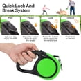 thumbnail image 7 of Taglory Retractable Dog Leash for Small Dogs, 16ft Anti Slip Handle Dog Leash for Medium Dogs, Green, 7 of 7