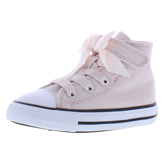 Converse Chuck Taylor All Star Ruffles and Bows Toddler Girls' Hi-Top Sneaker | A09283F Pink