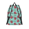 thumbnail image 2 of Lsque Snowflake Hot Cocoa Pattern Canvas Daypack, Durable Backpack, High-quality Versatile Backpack,Vintage Compact Backpack-Small, 2 of 6