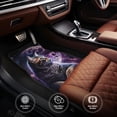thumbnail image 6 of Vsdgher Purple Moon Cat Car Foot Mat Set of 4 Pieces Universal Floor Liner Car Accessories Fits Most Cars, Trucks, Vans, sedans, SUV, 6 of 7