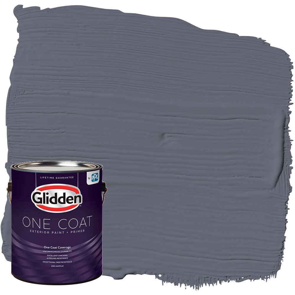 Glidden One Coat Exterior Paint and Primer, Alley Cat Glidden One Coat Exterior Paint and Primer, Alley Cat