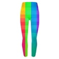 thumbnail image 6 of successthop Mardi Gras Leggings for Women Rainbows Stripe Soft Sleepwear Comfortable Pants Colorful Winter Shapewear S, 6 of 6
