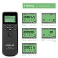thumbnail image 6 of AODELAN Camera Wireless Shutter Release Timer Remote Control for Canon EOS R, RP, Rebel SL2, 250D, 750D, 90D, 80D, 77D, M6 Mark II, 5D Mark IV; Fujifilm X-T3, X-T100; Olympus OM-D E-M1 Mark II, 6 of 8